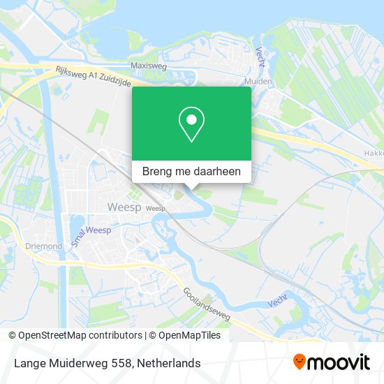 Lange Muiderweg 558 kaart