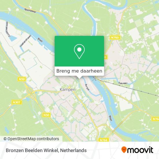 Bronzen Beelden Winkel kaart