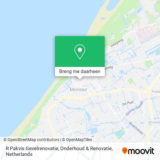 R Pakvis Gevelrenovatie, Onderhoud & Renovatie kaart