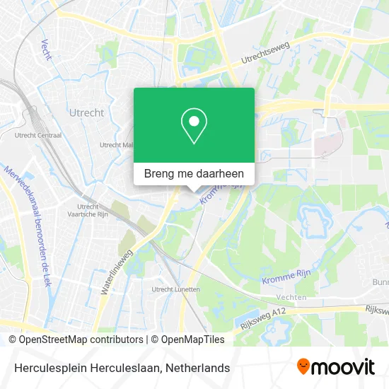 Herculesplein Herculeslaan kaart