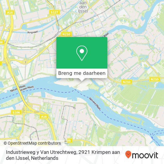 Industrieweg y Van Utrechtweg, 2921 Krimpen aan den IJssel kaart