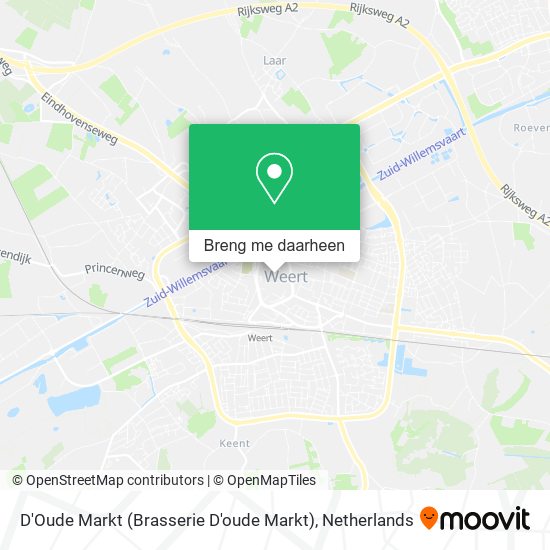 D'Oude Markt (Brasserie D'oude Markt) kaart