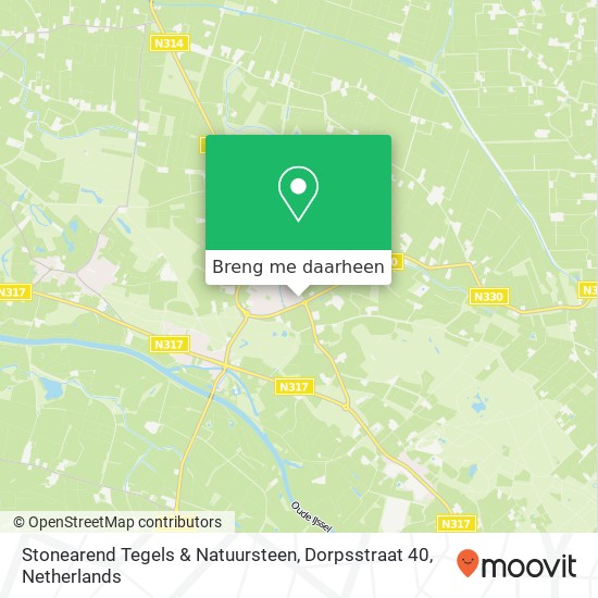 Stonearend Tegels & Natuursteen, Dorpsstraat 40 kaart