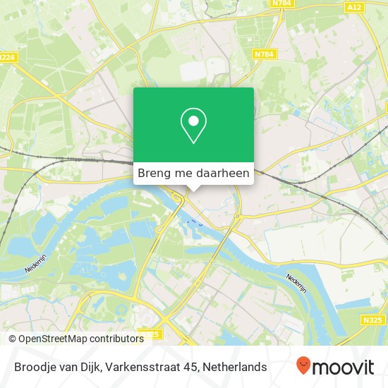 Broodje van Dijk, Varkensstraat 45 kaart