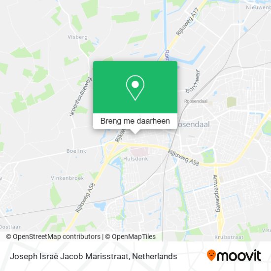 Joseph Israë Jacob Marisstraat kaart