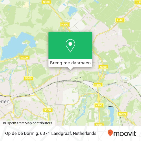 Op de De Dormig, 6371 Landgraaf kaart