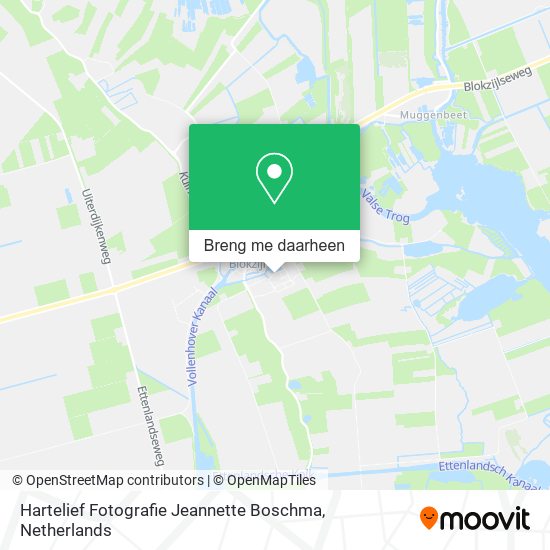 Hartelief Fotografie Jeannette Boschma kaart
