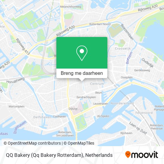 QQ Bakery (Qq Bakery Rotterdam) kaart
