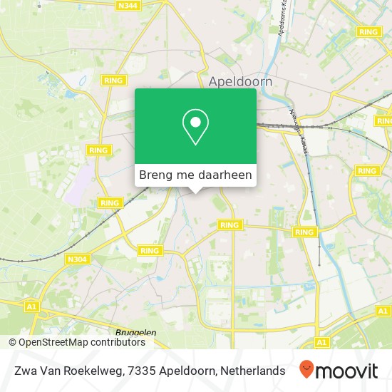 Zwa Van Roekelweg, 7335 Apeldoorn kaart