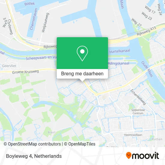 Boyleweg 4 kaart