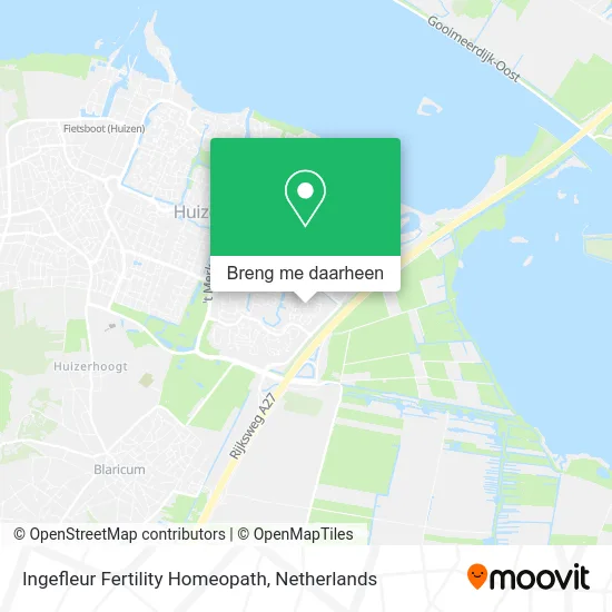 Ingefleur Fertility Homeopath kaart