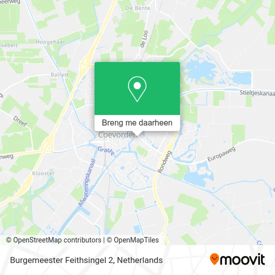 Burgemeester Feithsingel 2 kaart