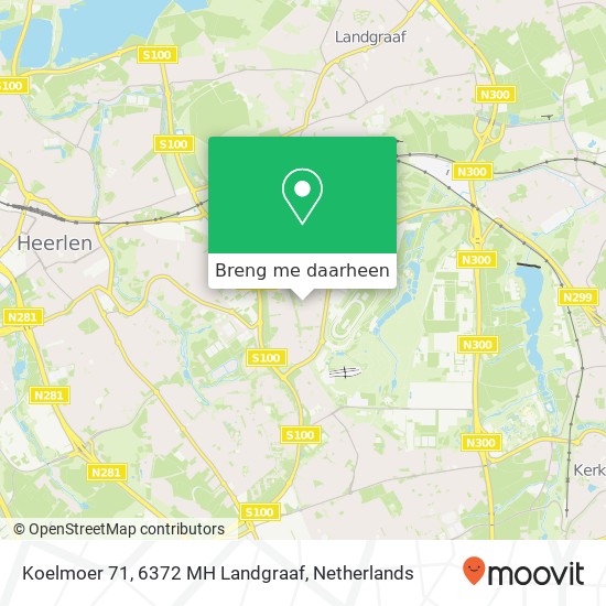 Koelmoer 71, 6372 MH Landgraaf kaart