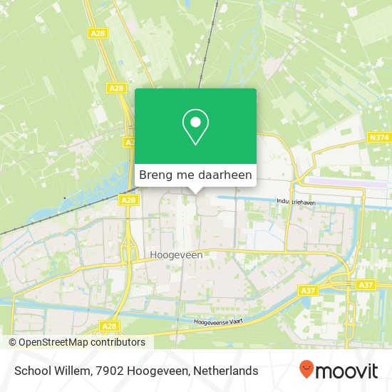 School Willem, 7902 Hoogeveen kaart