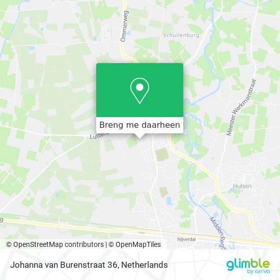 Johanna van Burenstraat 36 kaart