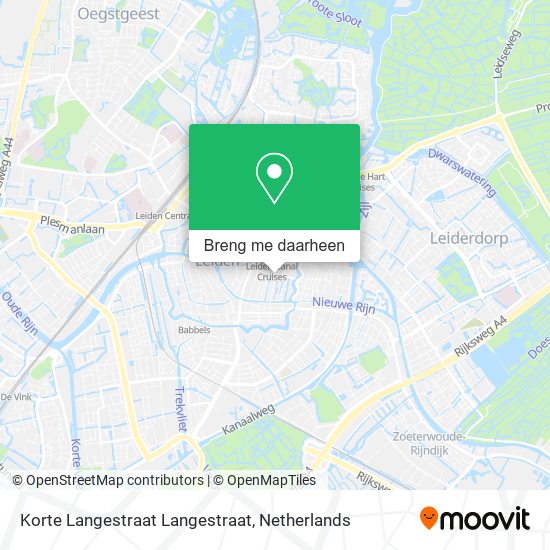 Korte Langestraat Langestraat kaart