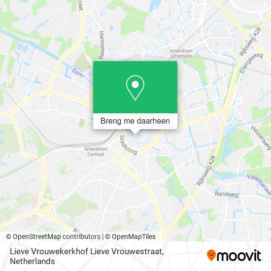 Lieve Vrouwekerkhof Lieve Vrouwestraat kaart