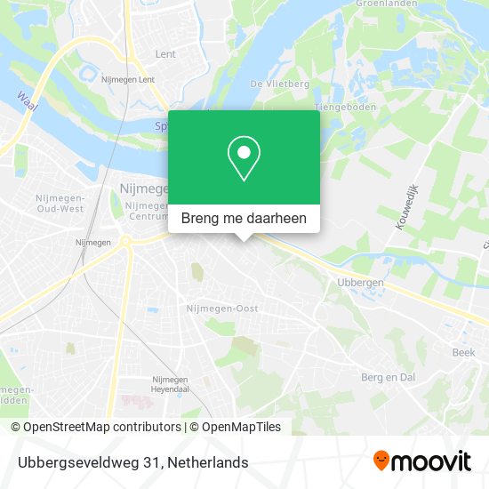 Ubbergseveldweg 31 kaart