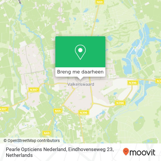 Pearle Opticiens Nederland, Eindhovenseweg 23 kaart