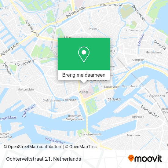 Ochterveltstraat 21 kaart