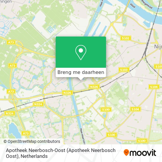 Apotheek Neerbosch-Oost kaart