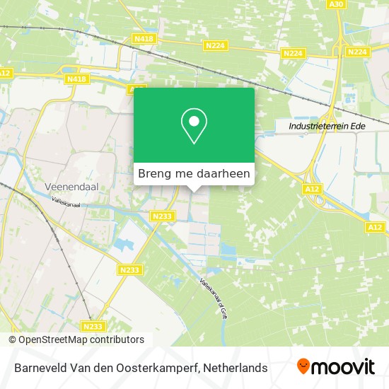 Barneveld Van den Oosterkamperf kaart