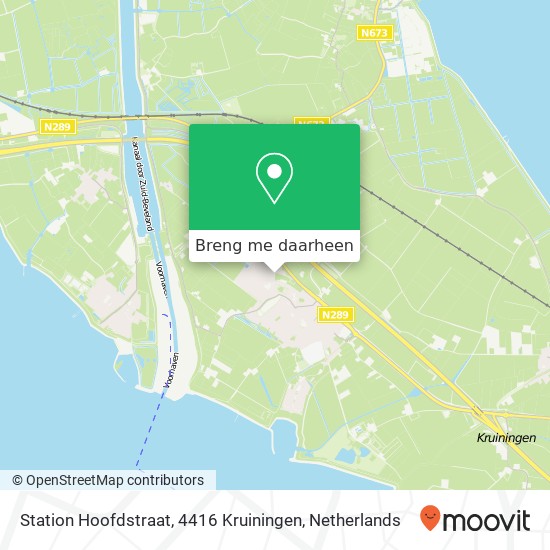 Station Hoofdstraat, 4416 Kruiningen kaart