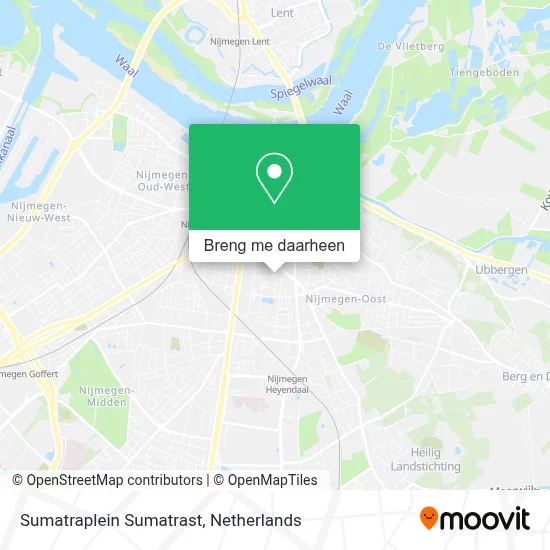 Sumatraplein Sumatrast kaart