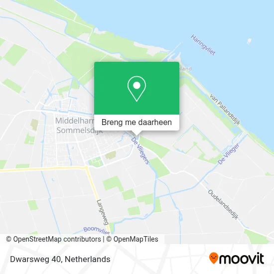 Dwarsweg 40 kaart