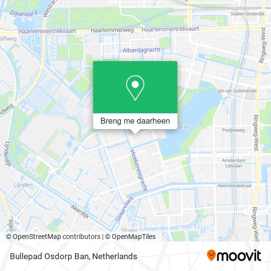 Bullepad Osdorp Ban kaart