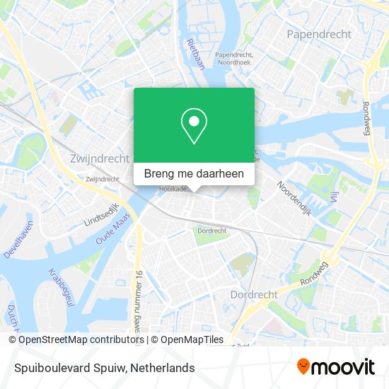 Spuiboulevard Spuiw kaart