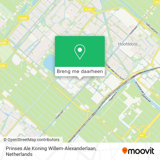 Prinses Ale Koning Willem-Alexanderlaan kaart