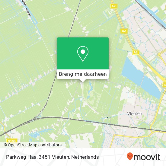 Parkweg Haa, 3451 Vleuten kaart