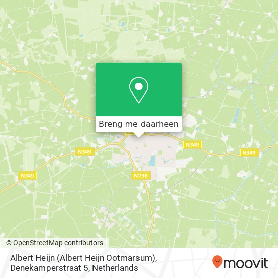 Albert Heijn (Albert Heijn Ootmarsum), Denekamperstraat 5 kaart