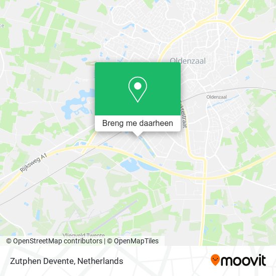 Zutphen Devente kaart