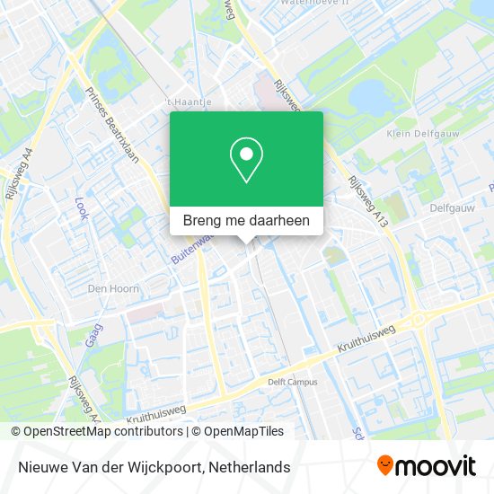 Nieuwe Van der Wijckpoort kaart