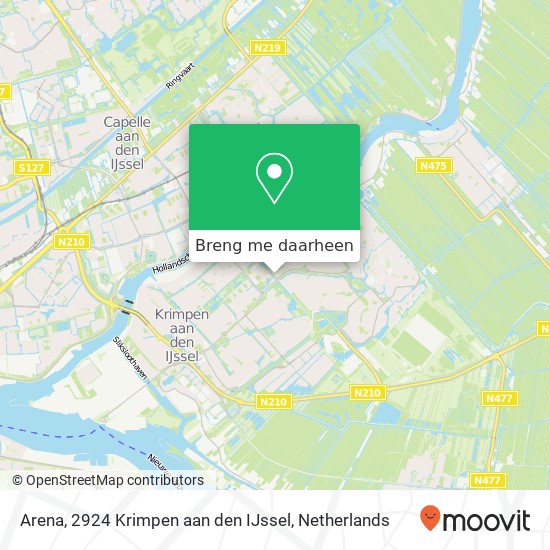 Arena, 2924 Krimpen aan den IJssel kaart