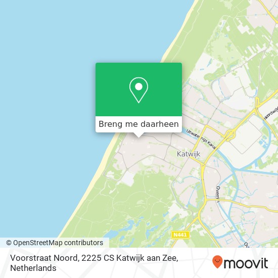 Voorstraat Noord, 2225 CS Katwijk aan Zee kaart