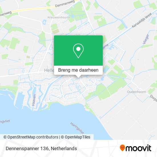 Dennenspanner 136 kaart