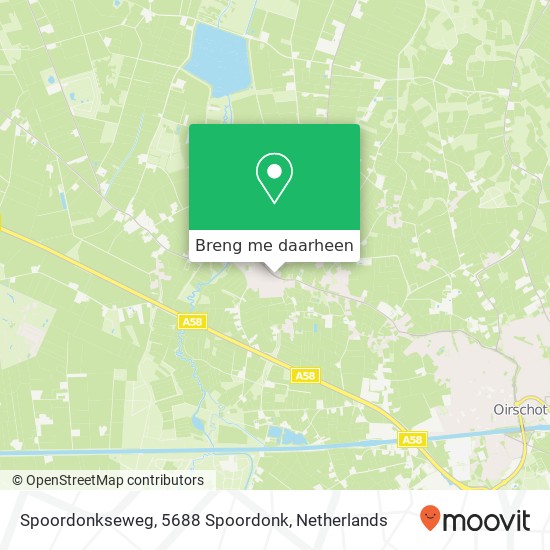 Spoordonkseweg, 5688 Spoordonk kaart