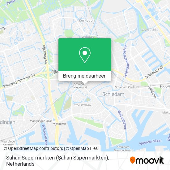 Sahan Supermarkten (Şahan Supermarkten) kaart