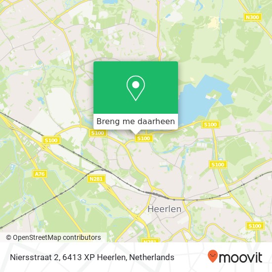 Niersstraat 2, 6413 XP Heerlen kaart