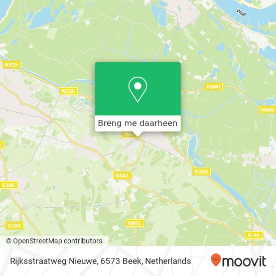 Rijksstraatweg Nieuwe, 6573 Beek kaart