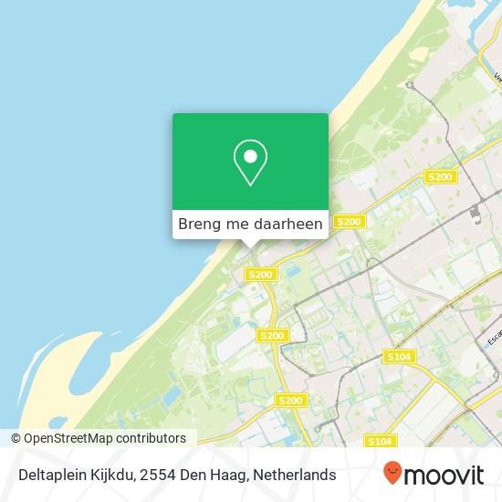 Deltaplein Kijkdu, 2554 Den Haag kaart