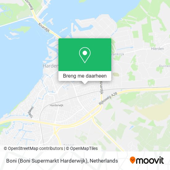 Boni (Boni Supermarkt Harderwijk) kaart