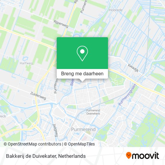 Bakkerij de Duivekater kaart