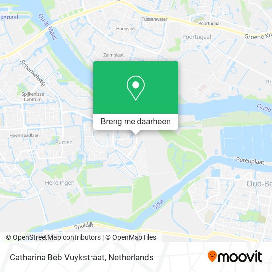 Catharina Beb Vuykstraat kaart