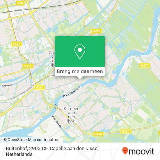 Buitenhof, 2903 CH Capelle aan den IJssel kaart