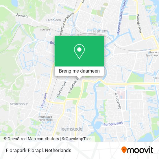 Florapark Florapl kaart