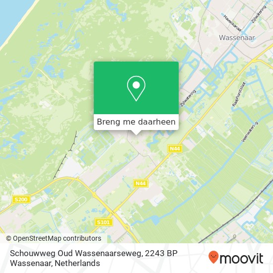 Schouwweg Oud Wassenaarseweg, 2243 BP Wassenaar kaart